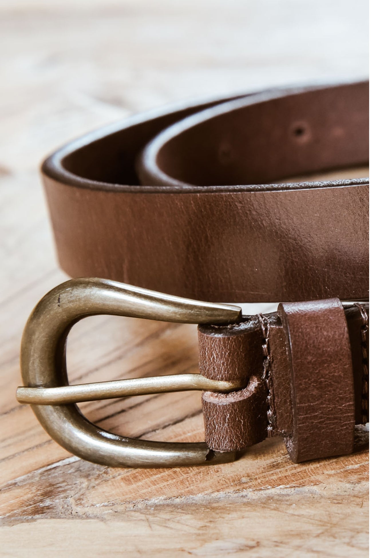 Leather Belt - Handmade, hotsell Natural, Chestnut