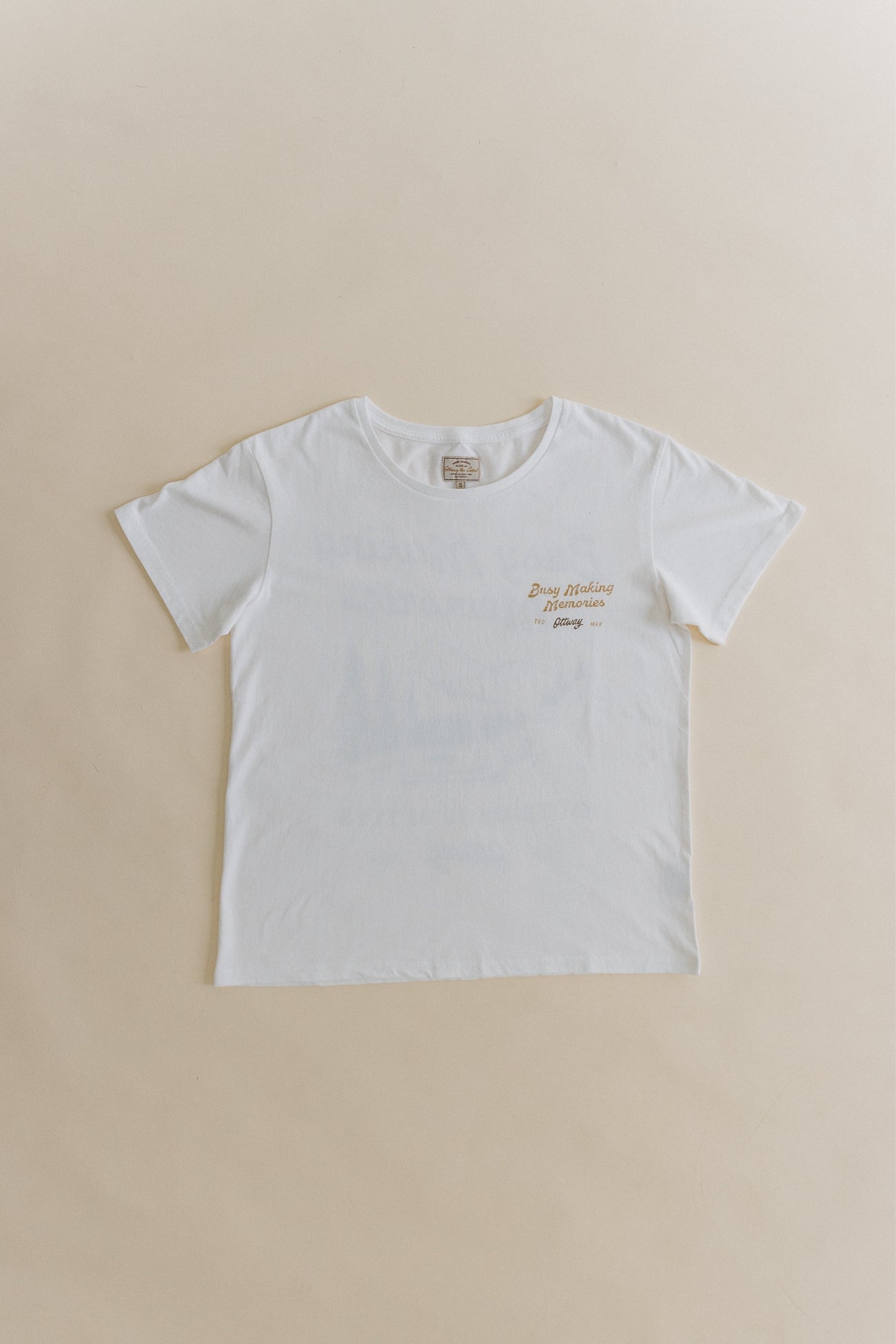 Busy Making Memories Unisex T-Shirt - Off White