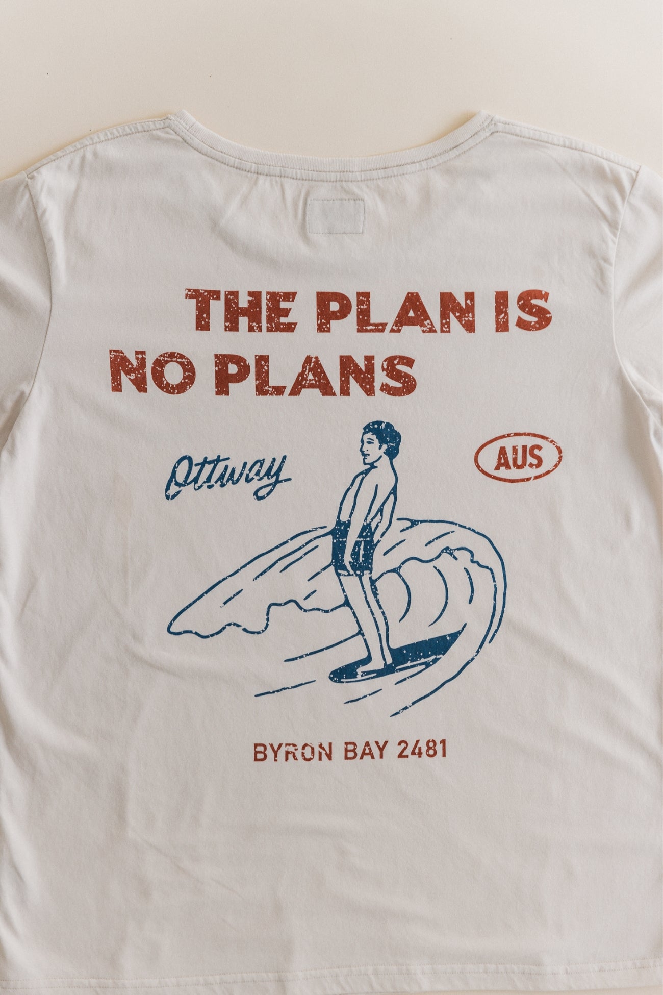 The Plan is No Plans T-Shirt - Beige