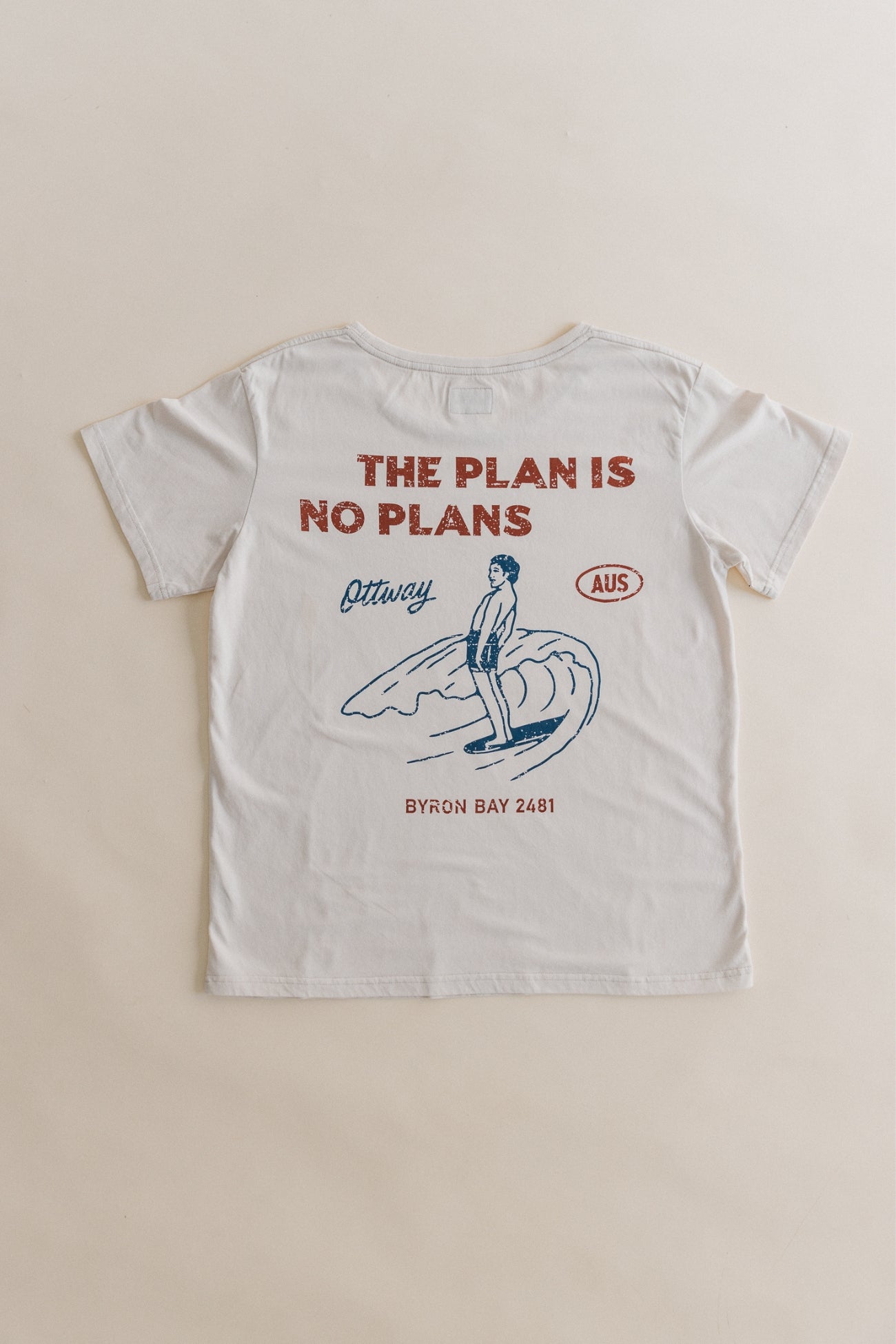 The Plan is No Plans T-Shirt - Beige