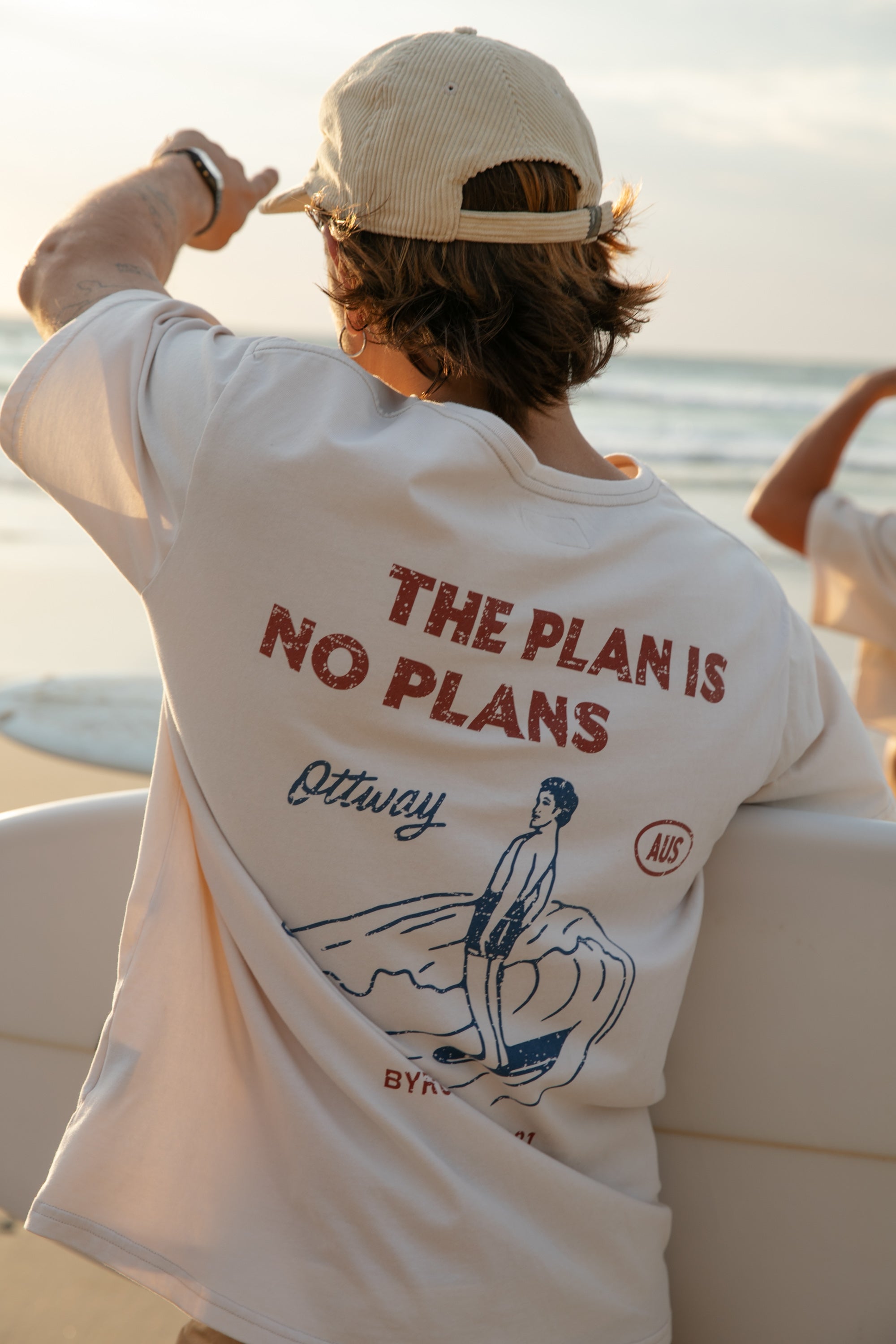 The Plan is No Plans T-Shirt - Beige