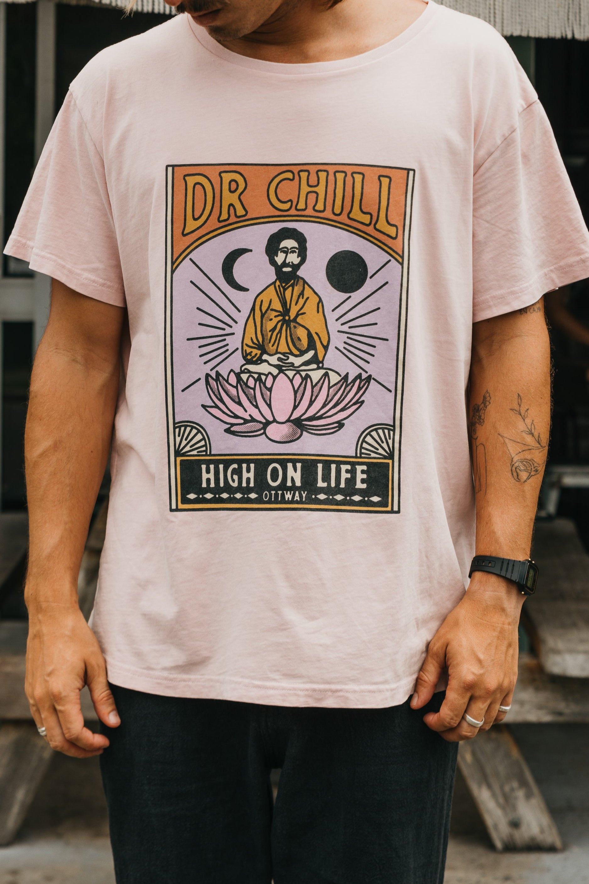 Dr Chill T-Shirt - Washed Purple