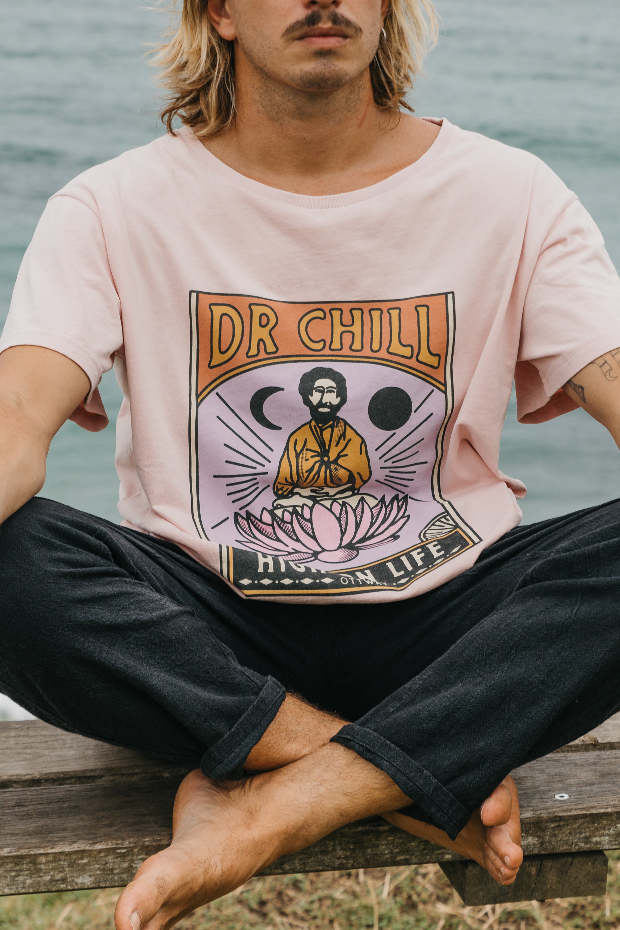 Dr Chill T-Shirt - Washed Purple