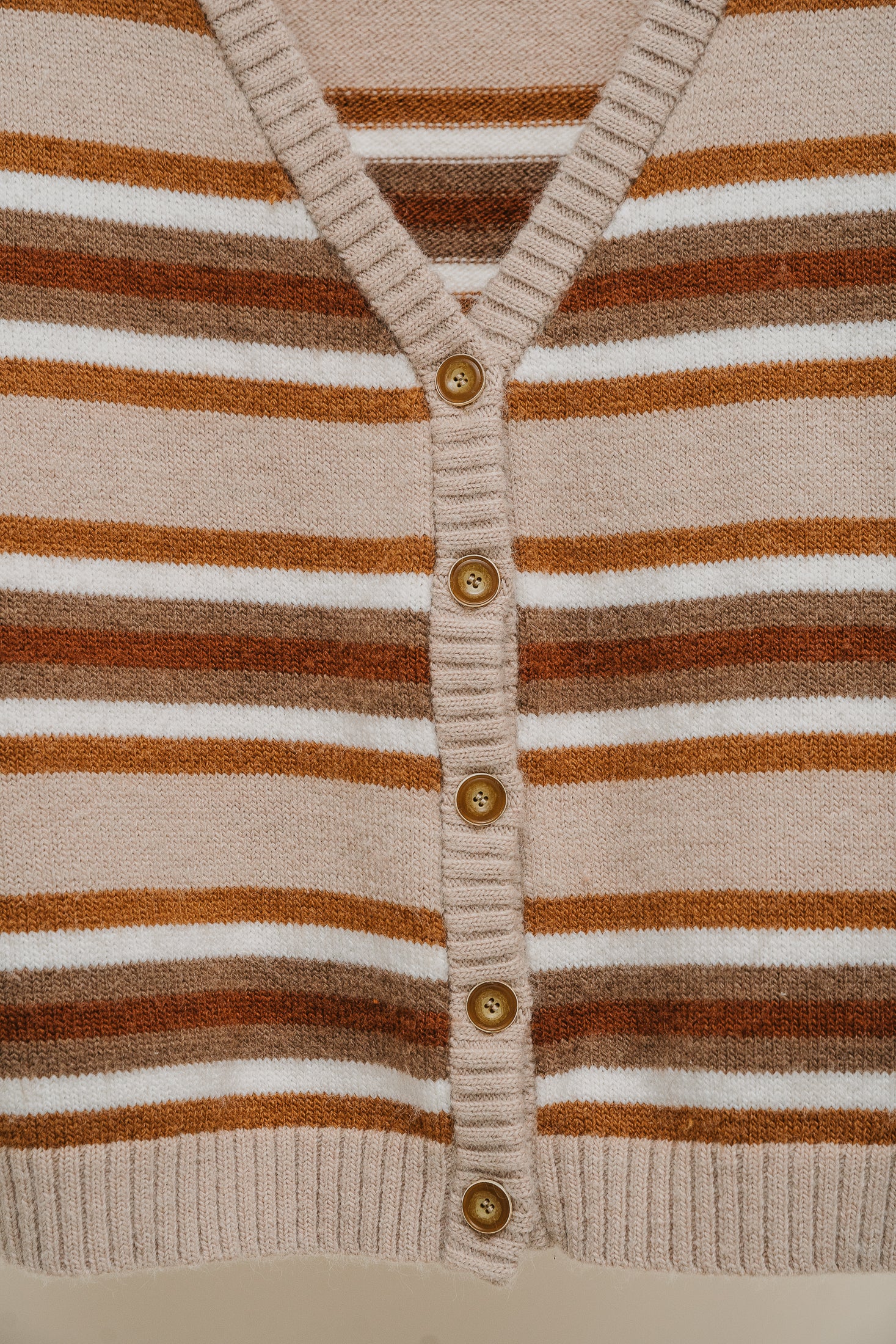 Candem Striped Knit Cardigan