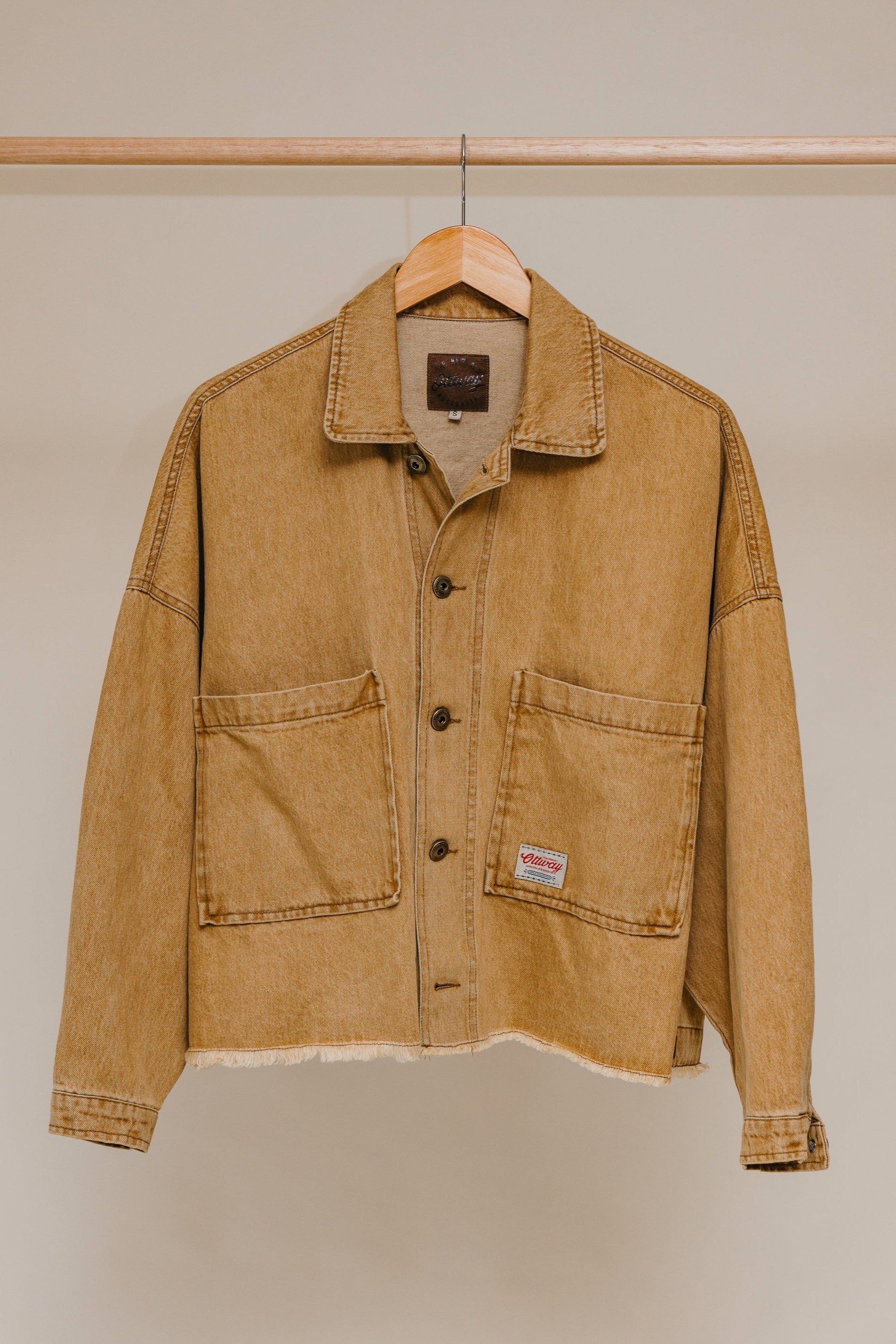 Weston Mustard Unisex Denim Jacket