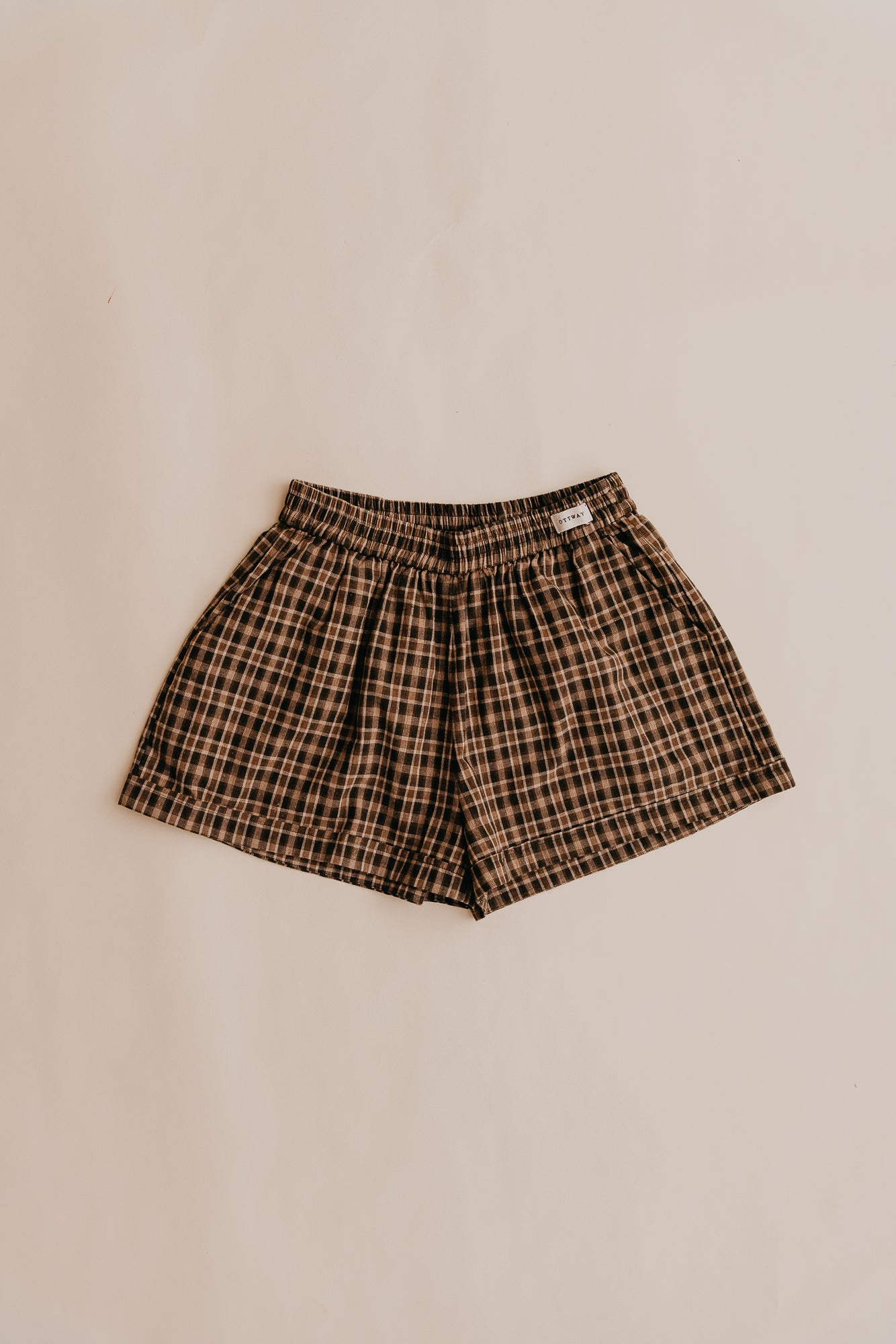 Willow - Green Checked Shorts