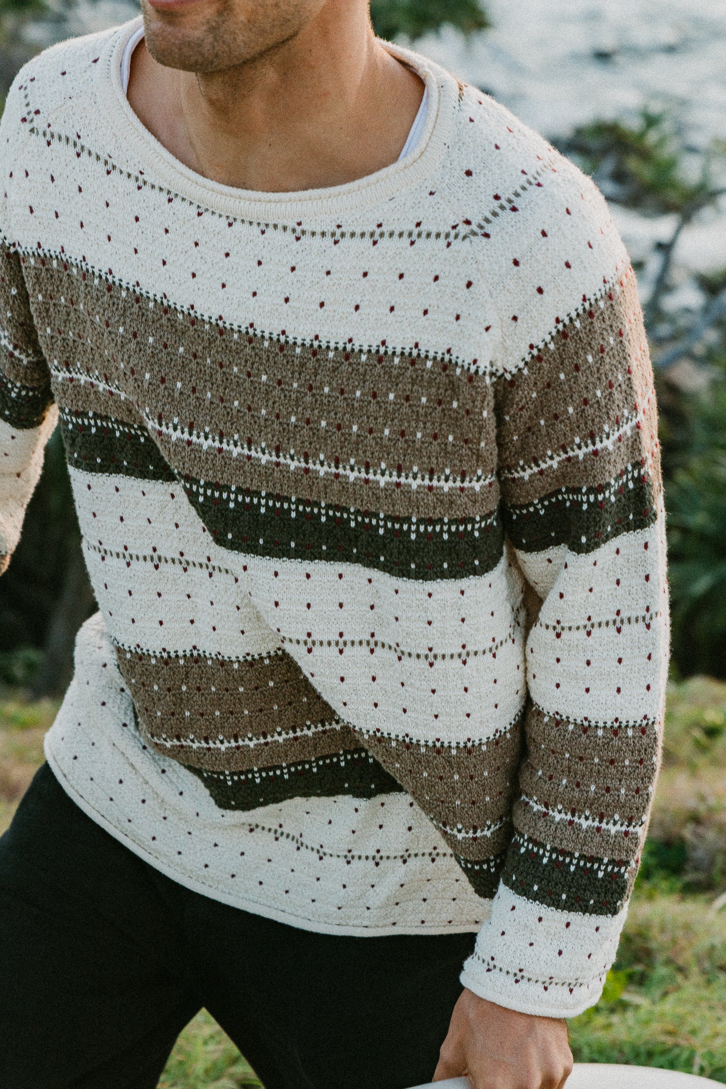 Maddie - Vintage Pattern Knit