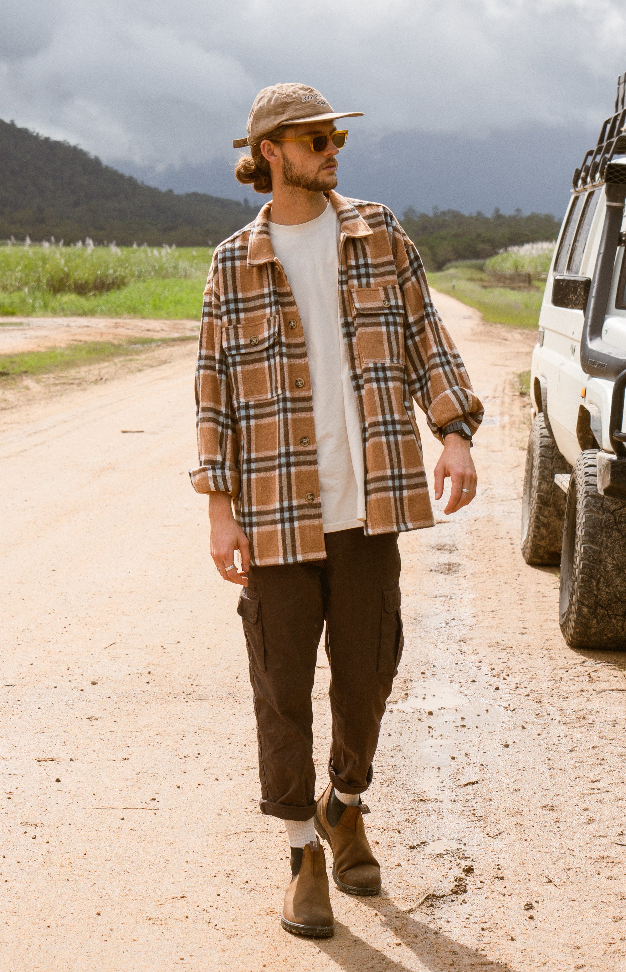 Winston - Brown Flannel Shirt/Jacket