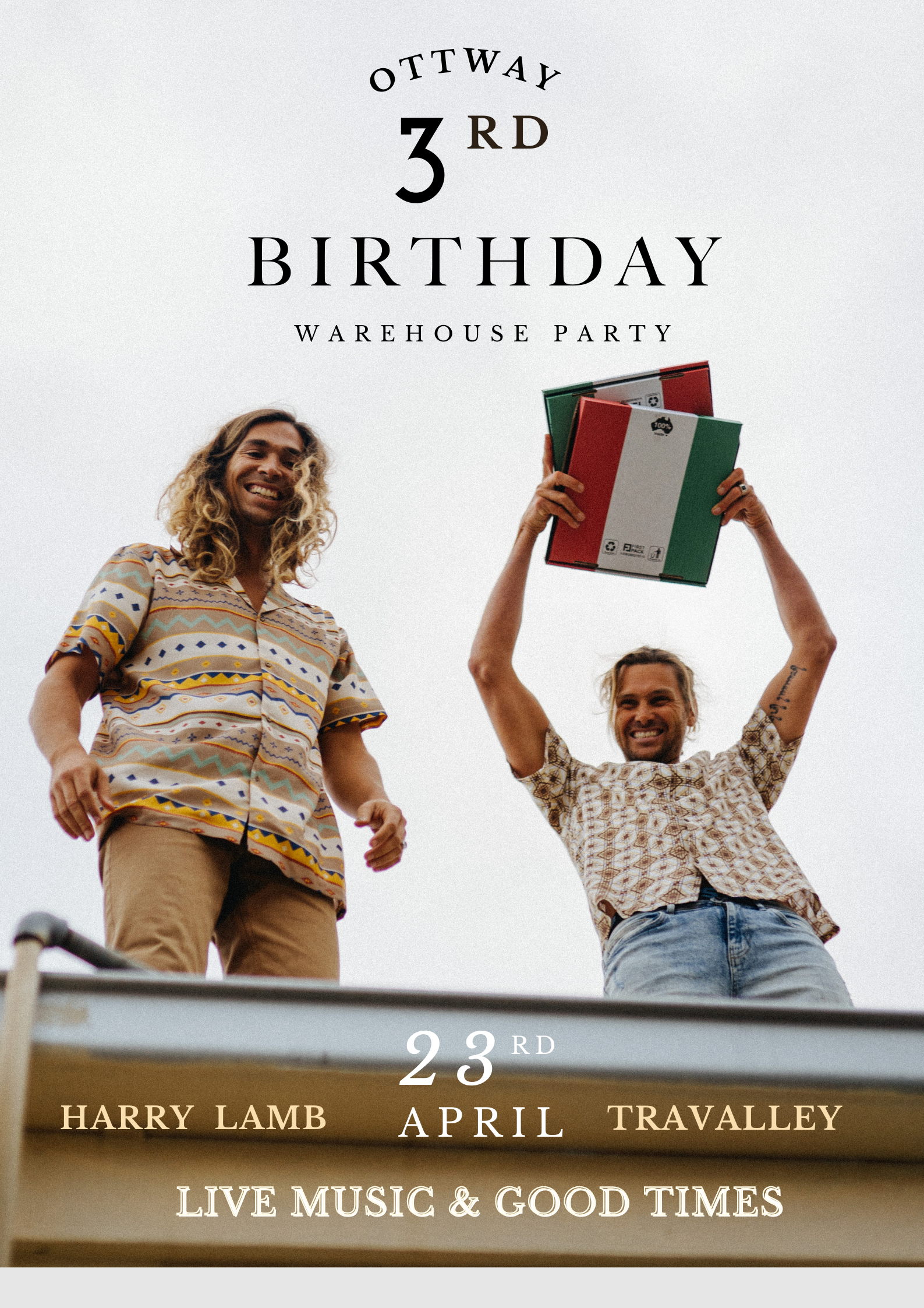 Warehouse Party - Ottway 3rd Birthday - SOLD OUT